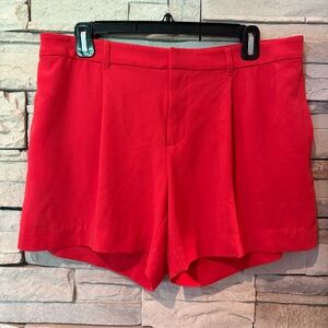 NWT Banana Republic Polyester Orange Shorts 2 Pockets Women’s Size 8 Inseam 5”
